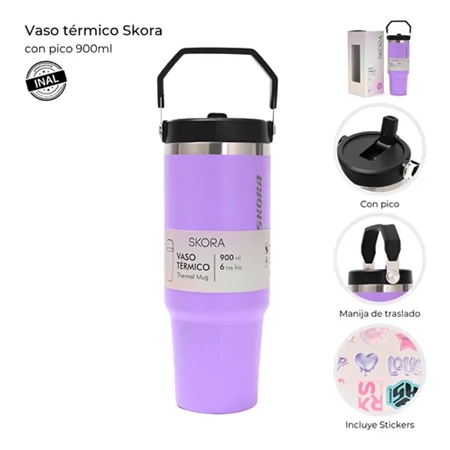 [201338.2] VASO TERMICO SKORA 900 ML CON PICO (37197/37198/40139/40141)