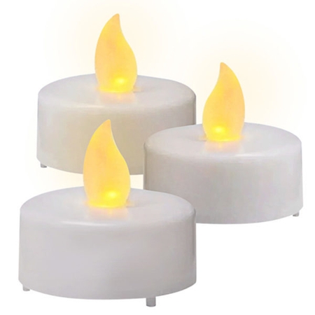 [ACD-9099] VELA LED A PILAS, BLANCA CALIDA