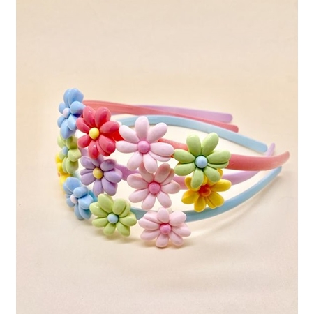 [P0202020] VINCHA PARA PELO MARIPOSA / FLOR / PERSONAJE CON APLIQUE PLASTICA