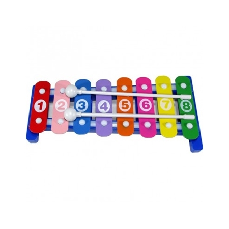 [147779] XILOFON INFANTIL 8 TECLAS METAL (1264163) BOLSA