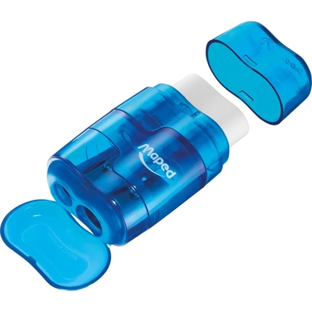 [83912.1] SACAPUNTAS MAPED CONNECT CON GOMA, DOBLE ORIFICIO, CON DEPOSITO