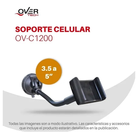 SOPORTE CELULAR PARA AUTO OVER TECH (OV-C1200)