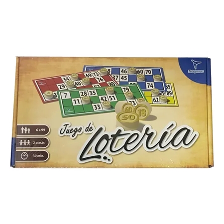 JUEGO DE LOTERIA TOTO GAMES 48 CARTONES