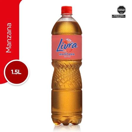 [902002.2] AGUA SABORIZADA LIVRA MANZANA 1500 ML
