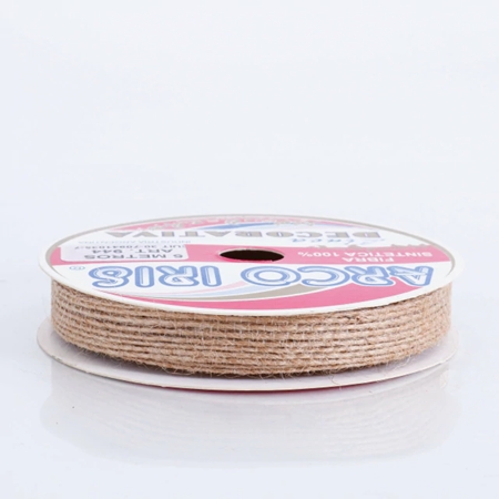 CINTA DE YUTE ARCO IRIS 10 MM 1 METRO (944)