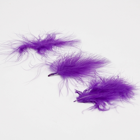 PLUMA CBX MARABU COLOR 9/12 CM VIOLETA 1 UNID. (300)
