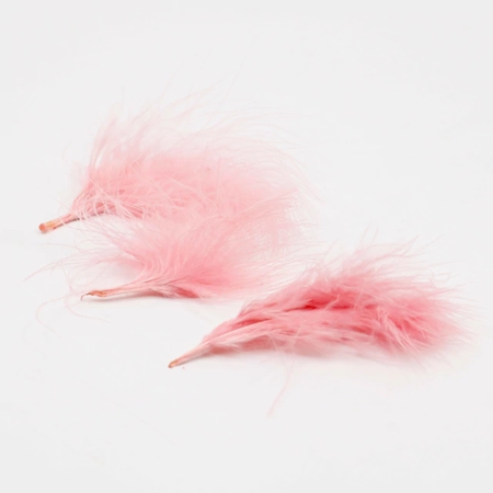 PLUMA CBX MARABU COLOR 9/12 CM ROSA VIEJO 1 UNID. (300)
