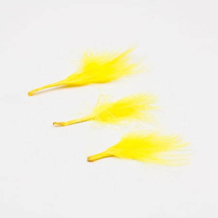 [251361.5] PLUMA CBX MARABU COLOR 9/12 CM AMARILLO 1 UNID. (300)
