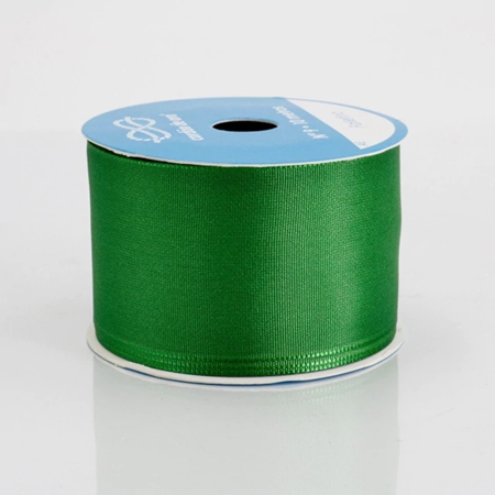 CINTA FALLETINA CORDON DE ORO N°9, 40 MM VERDE BRILLANTE 1 METRO