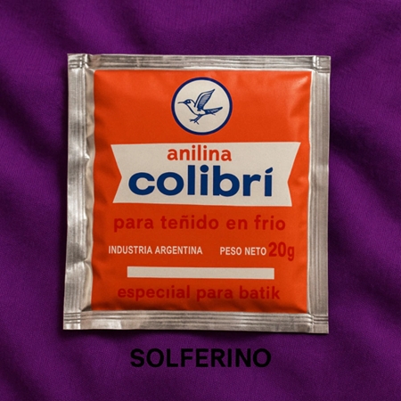 [100090.04] ANILINA TEÑIR EN FRIO COLIBRI SOLFERINO 20 GR