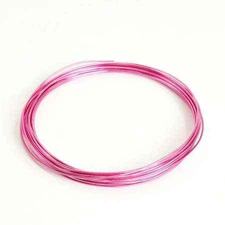 [100123.20] ALAMBRE CBX 1MM ALUMINIO COLOR FUCSIA 5 METROS