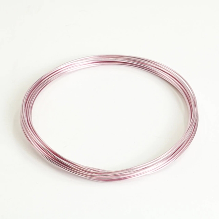 ALAMBRE CBX 1MM ALUMINIO COLOR LILA 5 METROS