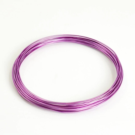 [100123.11] ALAMBRE CBX 1MM ALUMINIO COLOR VIOLETA 5 METROS