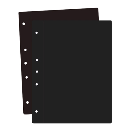 [L65591.1] CARPETA CON CORDON LAMA N°4, A4 TELADA NEGRO (ZD4S4)