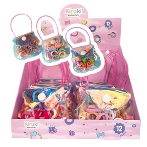 GOMITAS PARA CABELLO KIRUKI 20 UNID. (200002) CARTERITA