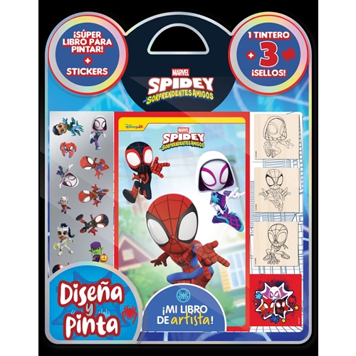 [336308.2] LIBRITO CON SELLOS VERTICE SPIDEY (6548) BLISTER