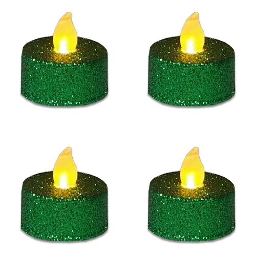 [606102] VELA LED GLITTER 4 UNID. (NJ-24) BLISTER