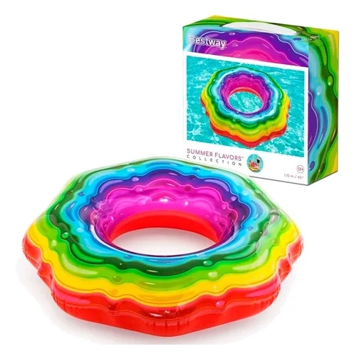 [3336163] SALVAVIDAS BESTWAY SUMMER FLAVORS 115 CM (36163)