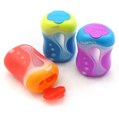 SACAPUNTAS MAPED COLOR PEPS DOBLE ORIFICIO CON DEPOSITO