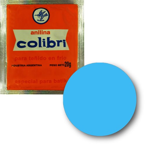[100090.06] ANILINA FRIA COLIBRI AZUL CIELO 20 GR SOBRE