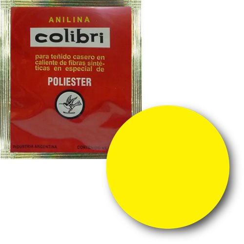 [100090.07] ANILINA FRIA COLIBRI AMARILLO ORO 20 GR SOBRE