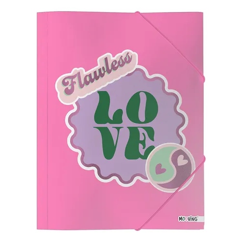 [78179.2] CARPETA 3 SOLAPAS MOOVING PINK OFICIO (1005267)