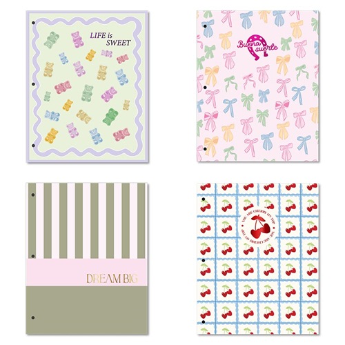 [79126.2] CARPETA CON CORDON REY TRENDY N°3 (LP-1015)