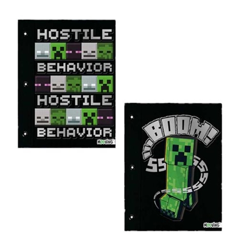[L65959] CARPETA CON CORDON MOOVING MINECRAFT N°3 (1003248)